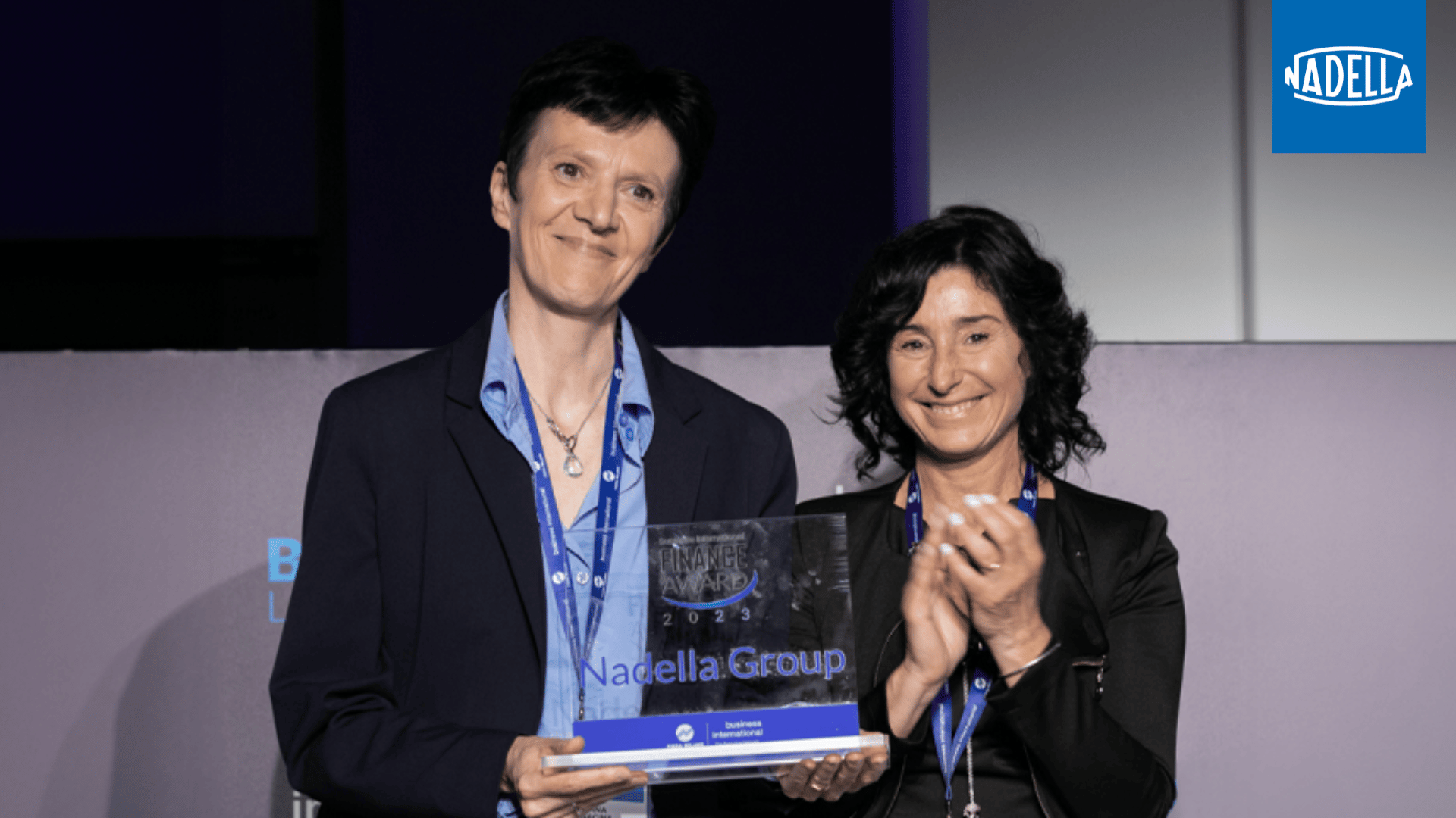 Tiziana Bonacina, Chief Financial Officer der Nadella-Gruppe, erhielt den "Business International Finance Award 2023"