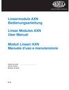 NADELLA Linearmodule AXN Bedienungsanleitung