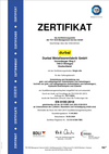 DURBAL Zertifikat ISO 9100:2018