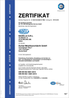 DURBAL Zertifikat ISO 9001 - ISO 14001